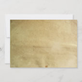 ストリングライト古い木の素朴な結婚式招待状 招待状 (裏面)