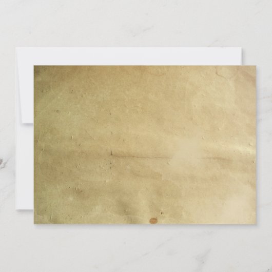 ストリングライト古い木の素朴な結婚式招待状 招待状 (裏面)