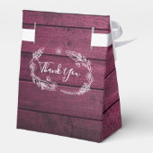 ストリングライト素朴フローラレッドウッド結婚ズ フェイバーボックス (裏面サイド)