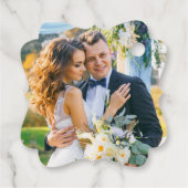 ストリングライト結婚ブルーの写真 フェイバータグ (裏面)