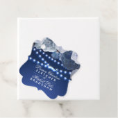 ストリングライト結婚ブルーの写真 フェイバータグ (インサイチュ)