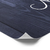 ストリングライト雪結婚片の歓迎サイン ポスター (角)