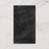 ストリングライト黒い黒板ギフトレジストリ エンクロージャーカード (裏面)