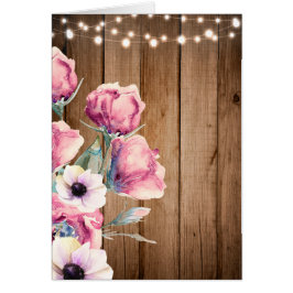 ストリングライト&カントリー素朴フラワーズバーンウッド