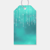 ストリングライト&バルーン甘い16ティール（緑がかった色）ID473 ギフトタグ (裏面)