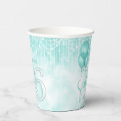 ストリングライト&バルーン甘い16ティール（緑がかった色）ID473 紙コップ (右)