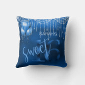 ストリングライト&バルーン甘い16 DkブルーID473 クッション (裏面)