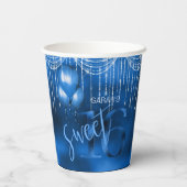 ストリングライト&バルーン甘い16 DkブルーID473 紙コップ (裏面)
