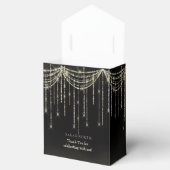 ストリングライト&バルーンSweet 16ブラック/金ゴールドID473 フェイバーボックス (オープン)