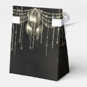 ストリングライト&バルーンSweet 16ブラック/金ゴールドID473 フェイバーボックス (裏面サイド)