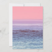 ストリングライト&パームツリービーチブライダルシャワー 招待状 (裏面)