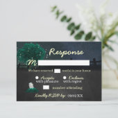 ストリングライト メイソンジャー ホタルの結婚式 出席カード 出欠カード (スタンド正面)