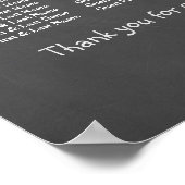 ストリングライト メイソンジャー 黒板 席次表 ポスター (角)