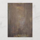 ストリングライト 木材 ラスティック ウェディング 詳細 エンクロージャーカード (裏面)