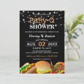 ストリングライト BaBy-Q | ベイビーシャワー 招待状 (スタンド正面)