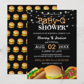 ストリングライト BaBy-Q | ベイビーシャワー 招待状 (正面/裏面)