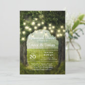 ストリングライト | Moss |ヴィンテージ素朴リハーサル 招待状 (スタンド正面)