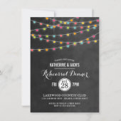 ストリングラカラフルイツリハーサルディナー招待状 招待状 (正面)