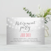 ストリングラモダンイツシルバー退職パーティー 招待状 (スタンド正面)