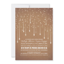 ストリングラモダンイツロマンチック結婚式招待状