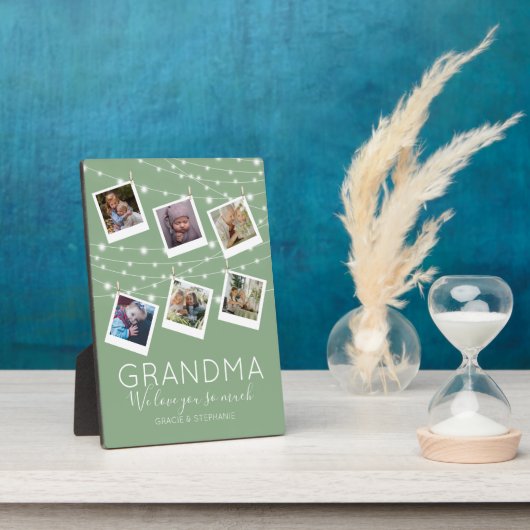 ストリングラモダンイト写真コラージプラーク フォトプラーク (側面)