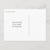 ストリングラ白熱［赤熱］光を放つイトのモダン卒業 案内ポストカード (裏面)