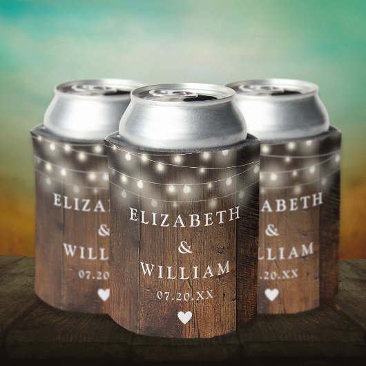 ストリングラ素朴イツウッドボホバ結婚ンズ 缶クーラー