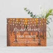 ストリングラ素朴イツオータムウッズブライダルシャワー 招待状 (スタンド正面)