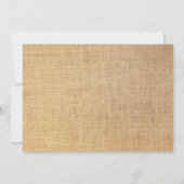 ストリングラ素朴イツオータムウッズブライダルシャワー 招待状 (裏面)