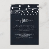 ストリングラ素朴イツカリグラフィホテル エンクロージャーカード (正面)