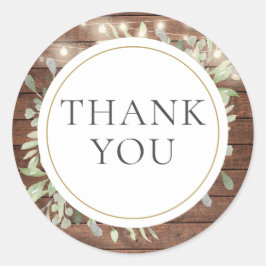 ストリングラ素朴イツグリーンリーブライダルシャワーのお願い ラウンドシール