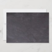 ストリングラ素朴イツチャックボード石板結婚ズ セーブザデート (裏面)