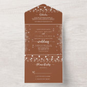 ストリングラ素朴イツテラコッタ結婚ズ オールインワン招待状 (内側)