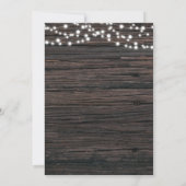 ストリングラ素朴イツボホウッド結婚式招待状 招待状 (裏面)