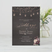 ストリングラ素朴イツメイスンジャーバラズ結婚 招待状 (スタンド正面)