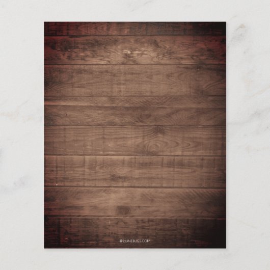 ストリングラ素朴イツメイソンジャー結婚式招待状 (裏面)