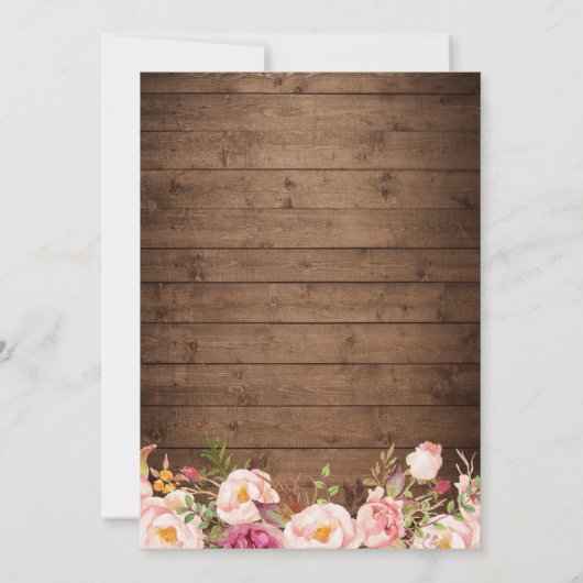 ストリングラ素朴イツレースフローラ誕生日パーティー 招待状 (裏面)