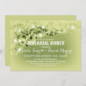 ストリングラ素朴イツロマンチックなリハーサルディナー 招待状 (正面/裏面)