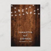 ストリングラ素朴イトとウッド結婚の詳細 エンクロージャーカード (正面)