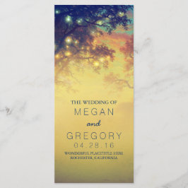 ストリングラ素朴イトと木の結婚式 プログラム