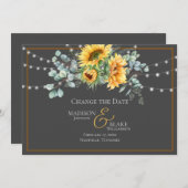 ストリングラ素朴イトひまわり日付の変更 セーブザデート (正面/裏面)