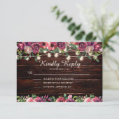 ストリングラ素朴イトウッドブルゴーニュフローラ 出欠カード (スタンド正面)