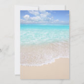 ストリングラ素朴イトビーチ先結婚式 招待状 (裏面)