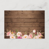 ストリングラ素朴イトフローラレース結婚の詳細 エンクロージャーカード (裏面)