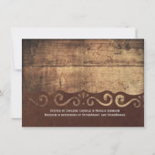 ストリングラ素朴イトブライダルシャワー招待状 招待状 (裏面)