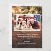 ストリングラ素朴イトレッドクリスマストラック4写真 シーズンカード (裏面)