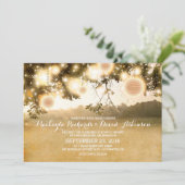 ストリングラ素朴イトロマンティック結婚式招待状 招待状 (スタンド正面)