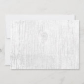 ストリングラ素朴イトヴィンテージツリー&レイク結婚ズ 招待状 (裏面)