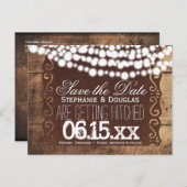 ストリングラ素朴イト日付はがきを保存する 案内ポストカード (正面/裏面)