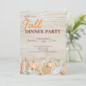 ストリングラ素朴イト秋パンプキンディナーパーティー 招待状 (スタンド正面)